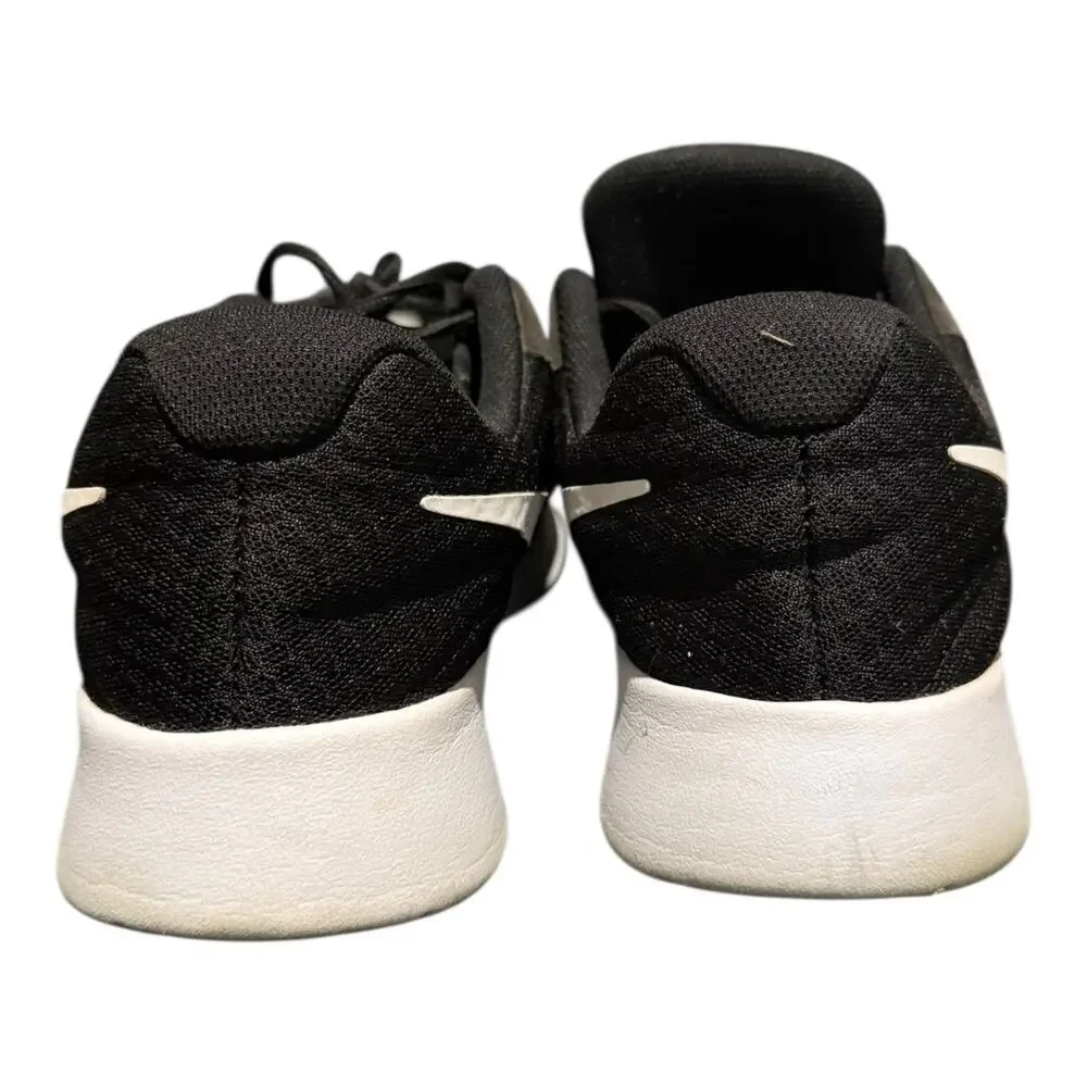 Nike Tanjun Men's Size 11.5 Running Sneakers Black White 812654011 Athletic